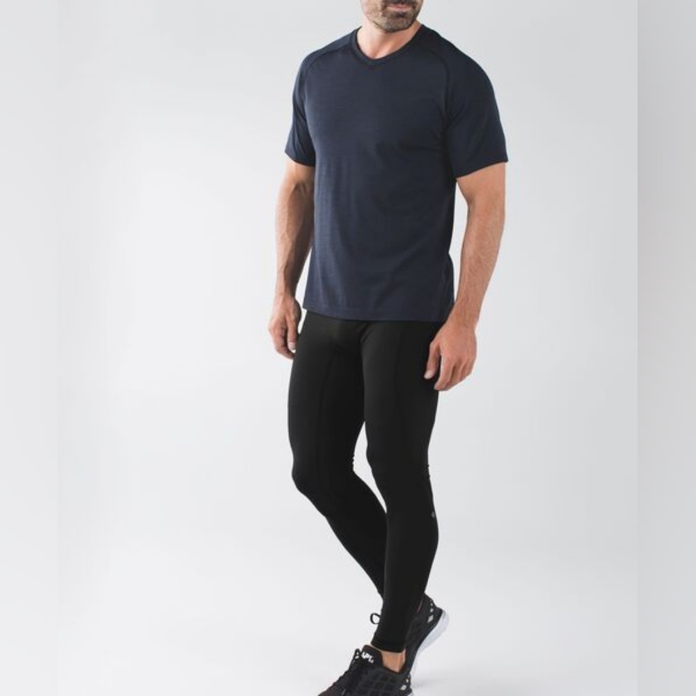Lululemon Tight Stuff Pants Black Size Small No Side Pockets